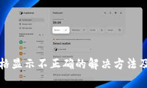 TP钱包币种价格显示不正确的解决方法及常见问题解析